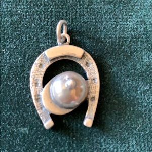 Equestrian necklace pendant